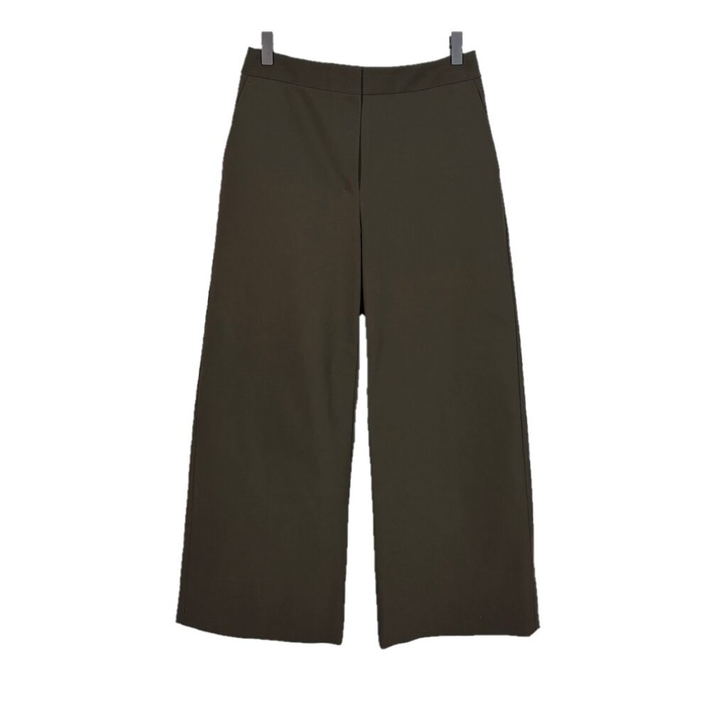MM LaFleur Green Wide Leg Trouser Pants Size 4
